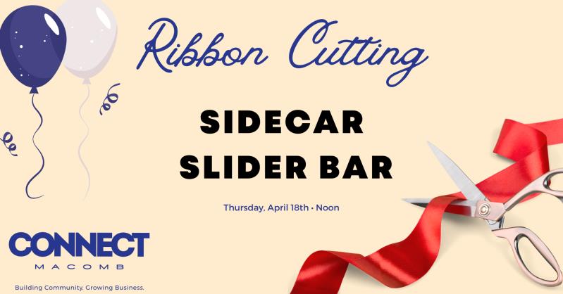 Sidecar Slider Bar Premium Ribbon Cutting