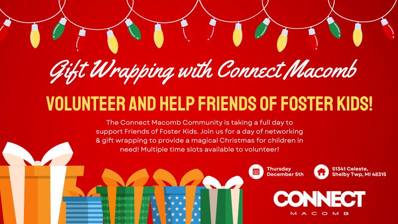 Gift Wrapping & Networking for Friends of Foster Kids